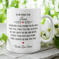 Bonus Son Gift from Bonus Mom, Coffee Mug: Wherever Your Journey In Life...