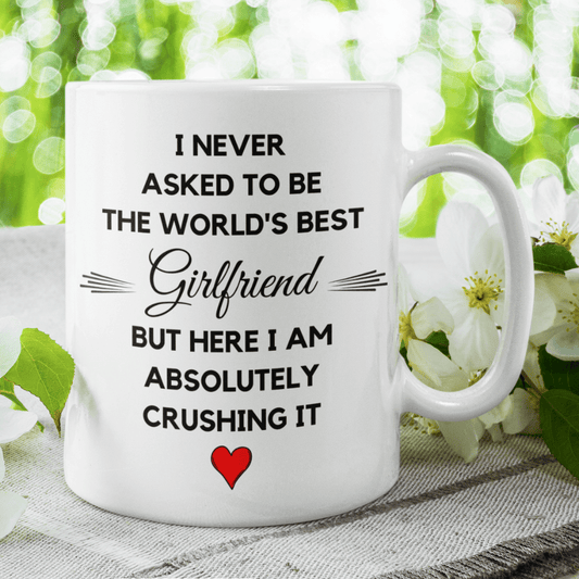 Girlfriend Gift, Coffee Mug: The World's Best Girlfriend...