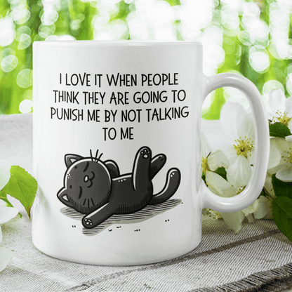 Motivational Coffee Mug: I Love It When People Think