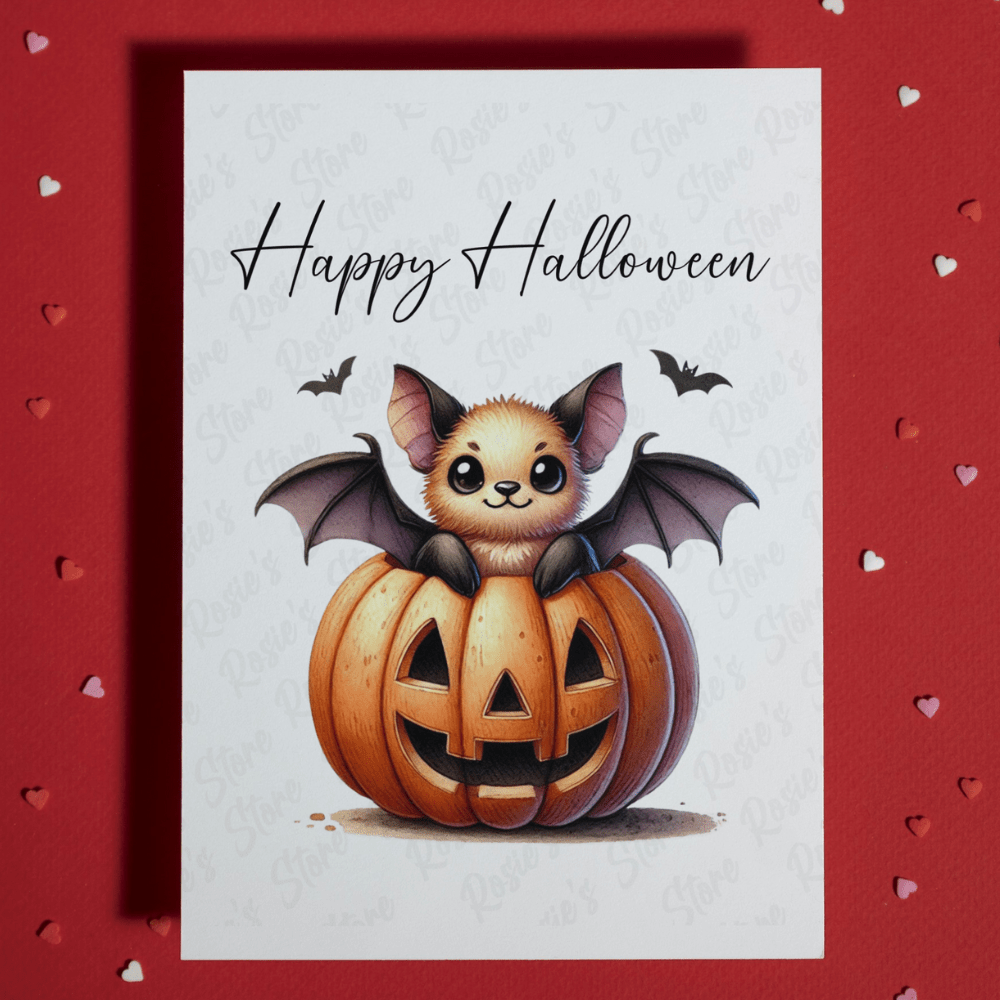 Halloween Set of 6 Greeting Cards: Happy Halloween