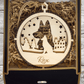 3D Wooden Dog Ornament: German Shepherd