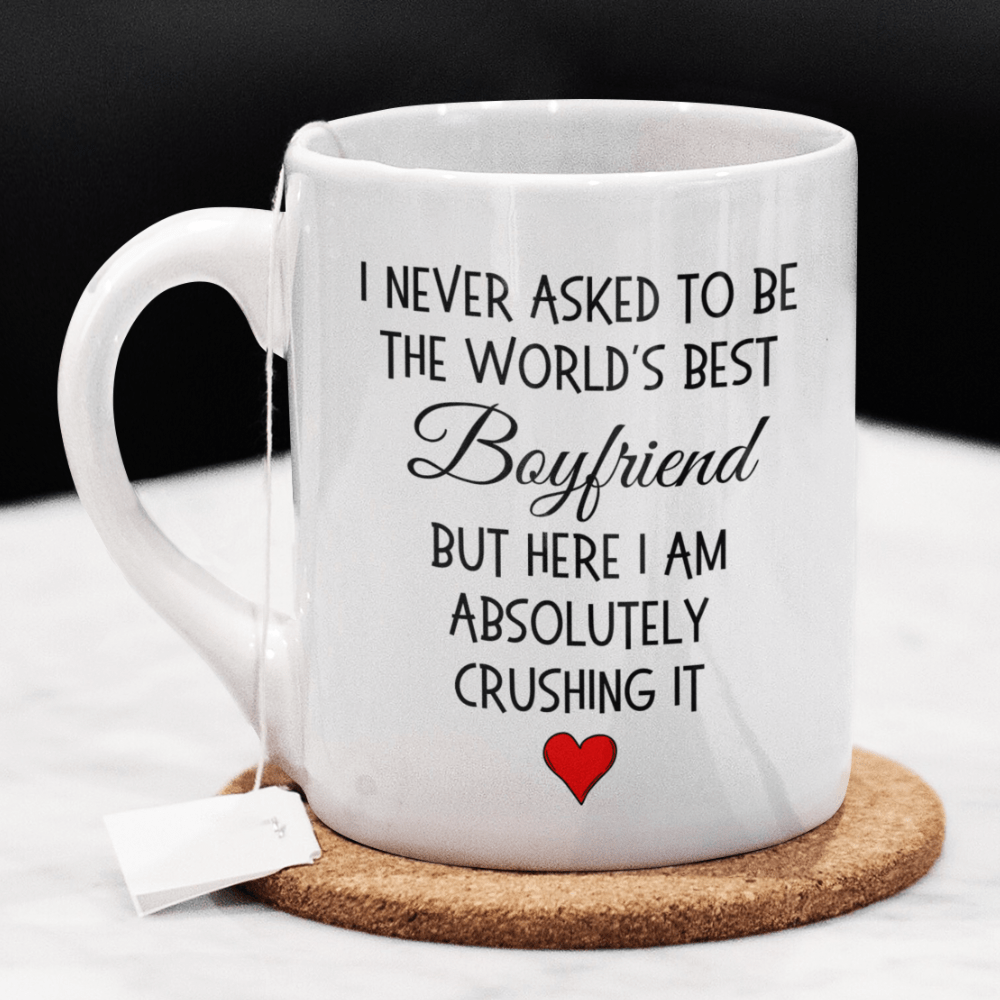 Boyfriend Gift, Coffee Mug: The World's Best Boyfriend