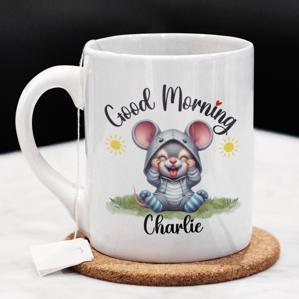 Good Morning Coffee Mug, Mouse