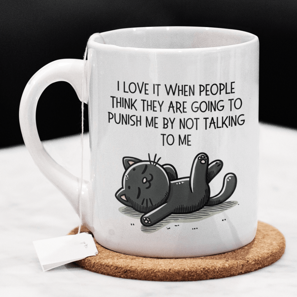 Motivational Coffee Mug: I Love It When People Think