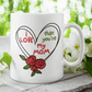 Mom Gift, Custom Name Coffee Mug: Mom, You Are My First Friend...