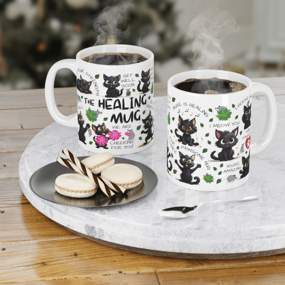Healing, Cats, Coffee Mug: The Healing Mug