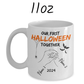 Halloween Personalized Coffee Mug: Our First Halloween Together