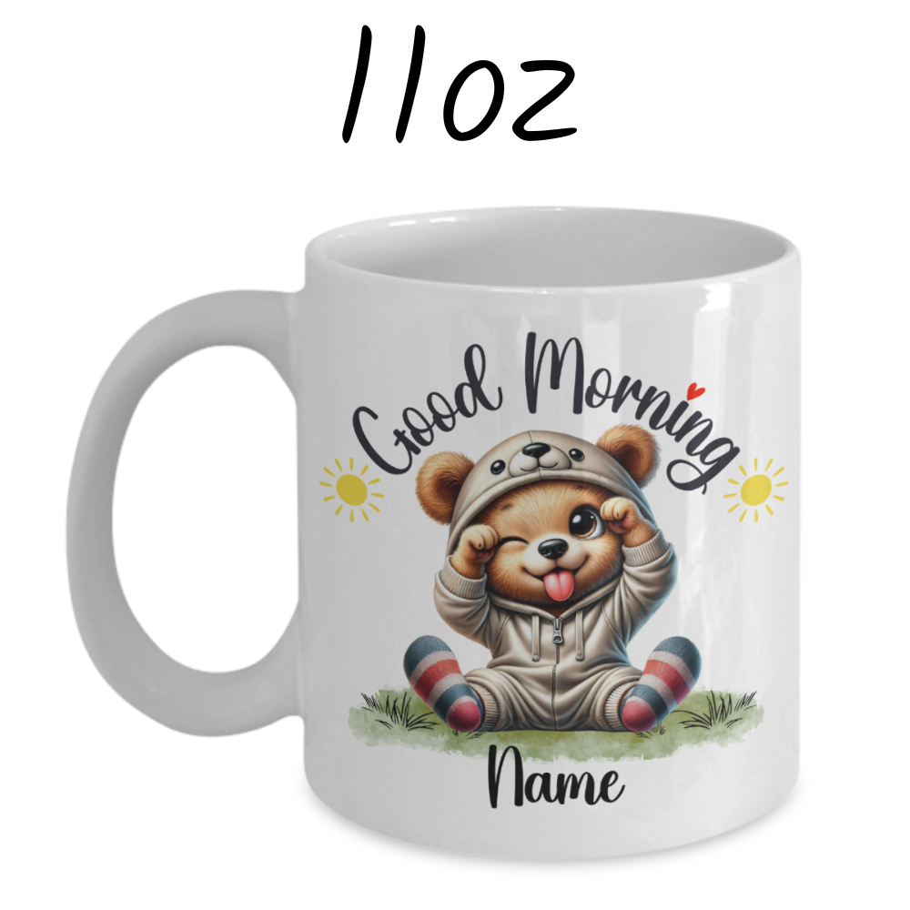 Good Morning Coffee Mug, Bear