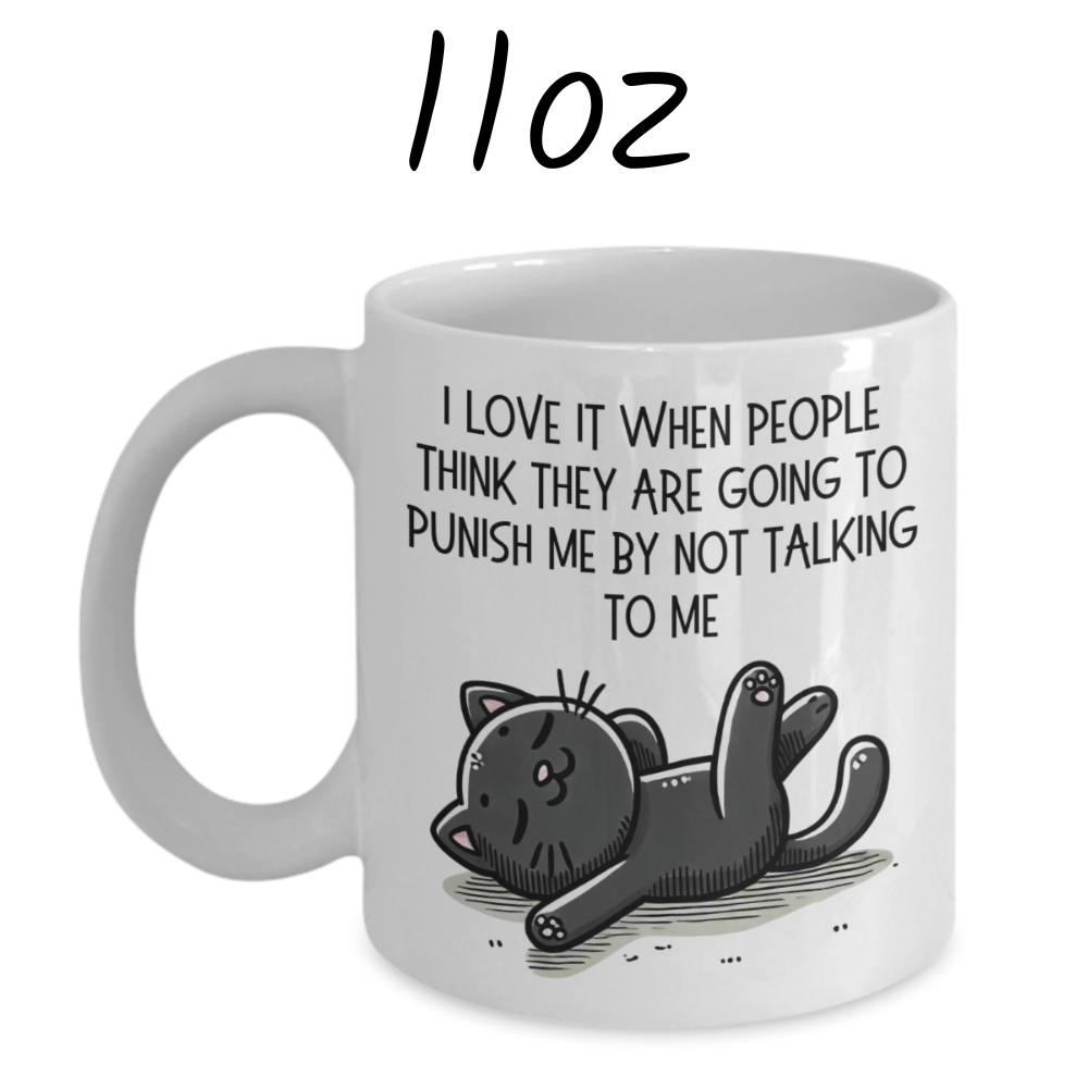 Motivational Coffee Mug: I Love It When People Think