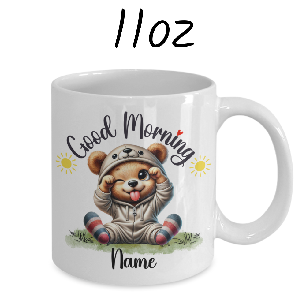 Good Morning Coffee Mug, Bear