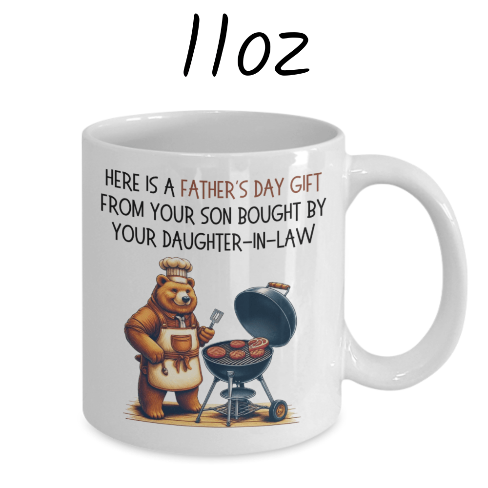 Father-in-Law Father's Day Gift, Coffee Mug: Here Is A Father's Day Gift...