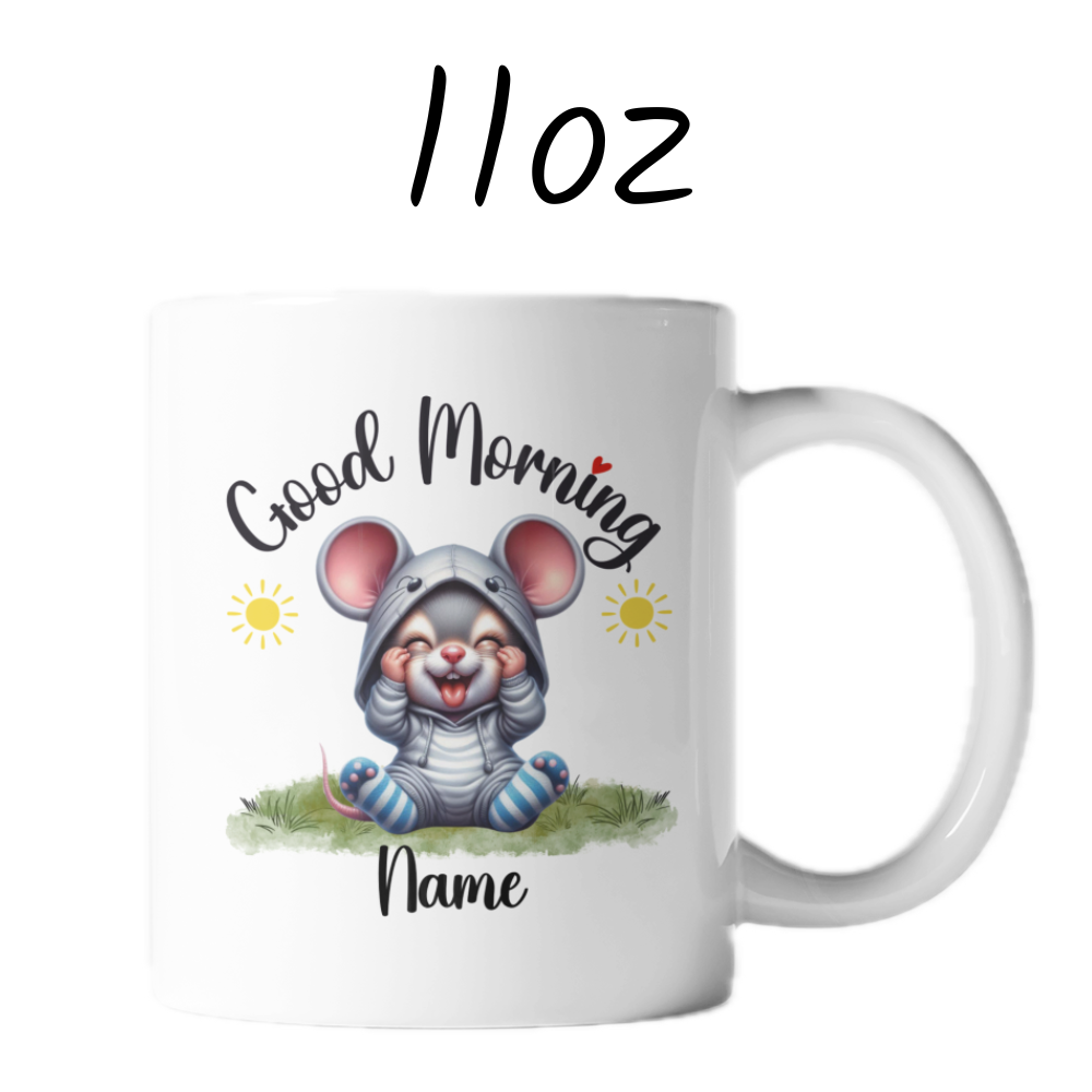 Good Morning Coffee Mug, Mouse