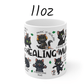 Get Well Gift, Coffee Mug - Black Cats: The Healing Mug