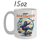 Halloween Gift, Coffee Mug: Happy Skatoween