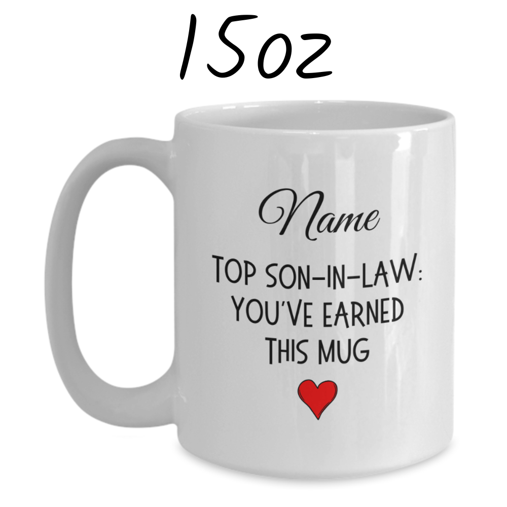 Son-in-Law Gift, Coffee Mug: Top Son-in-Law