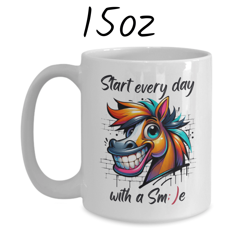 Motivational Gift, Coffee Mug: Start Every Day With A Smile