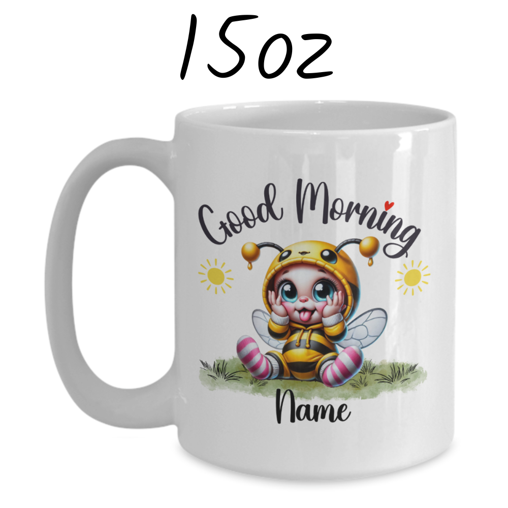 Good Morning Coffee Mug, Bee