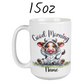 Good Morning Coffee Mug, Cow