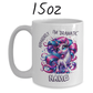 Unicorn Theme Gift, Custom Name Coffee Mug: Apparently, I'm "Dramatic"