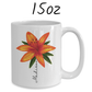 Flower Mug, Personalized Name Lily Mug
