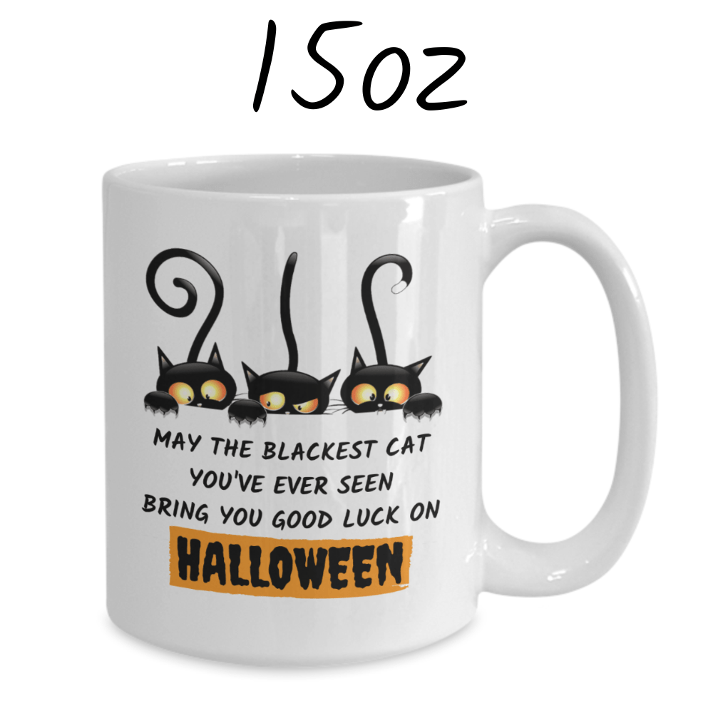 Halloween Gift, Coffee Mug: May The Blackest Cat...