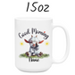 Good Morning Coffee Mug, Goat