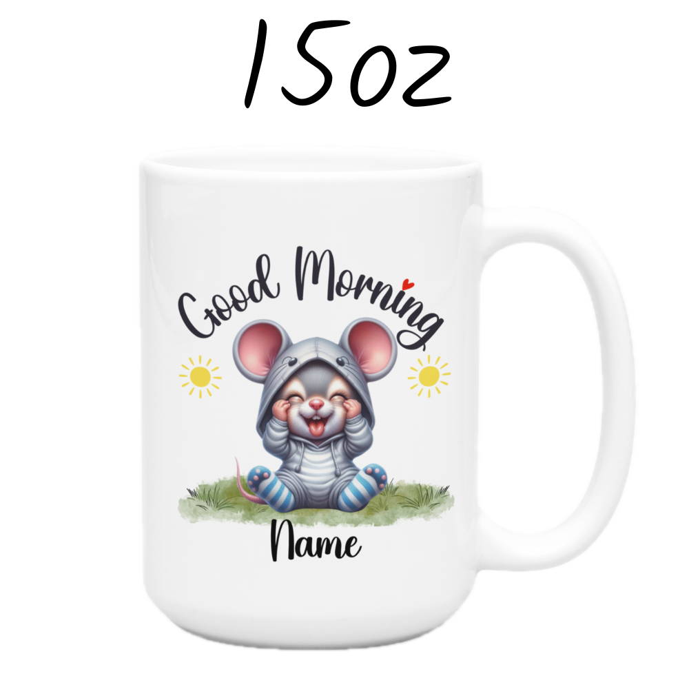 Good Morning Coffee Mug, Mouse