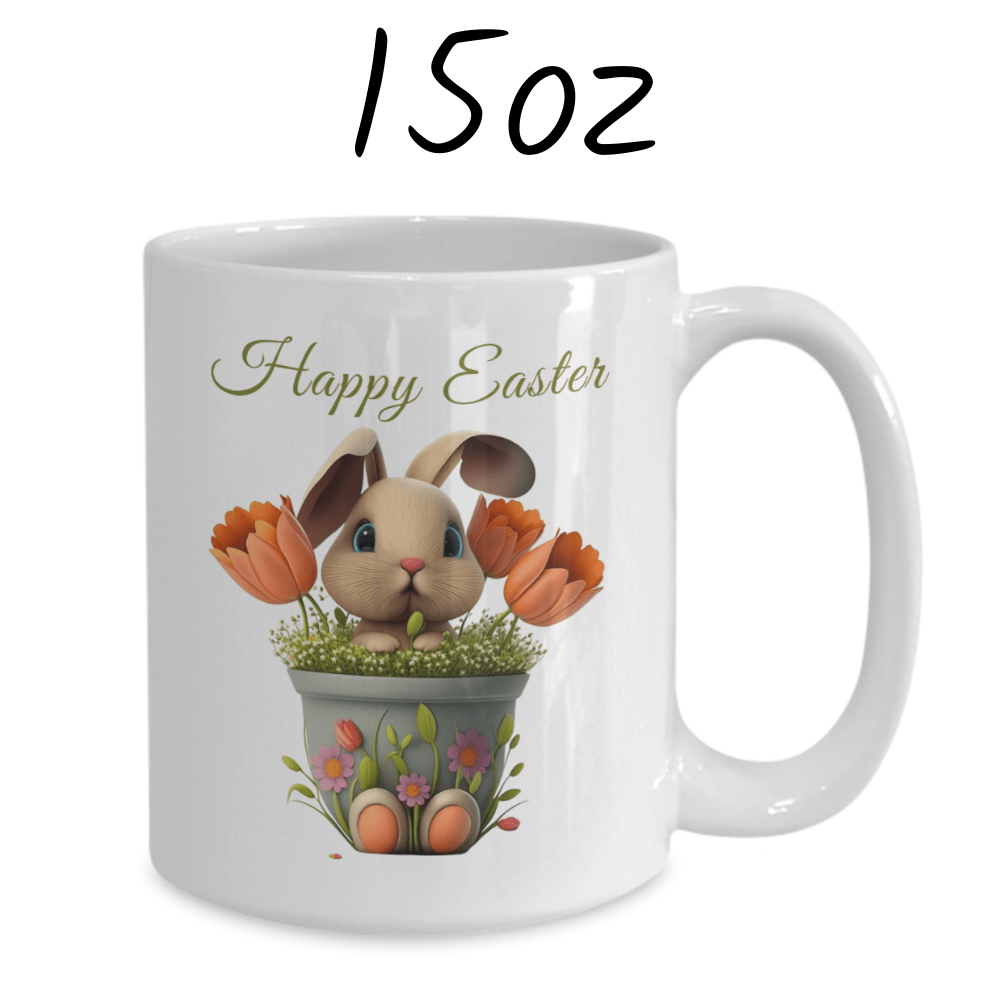 Easter/Bunny Gift, Custom Easter Name Mug: Happy Easter...