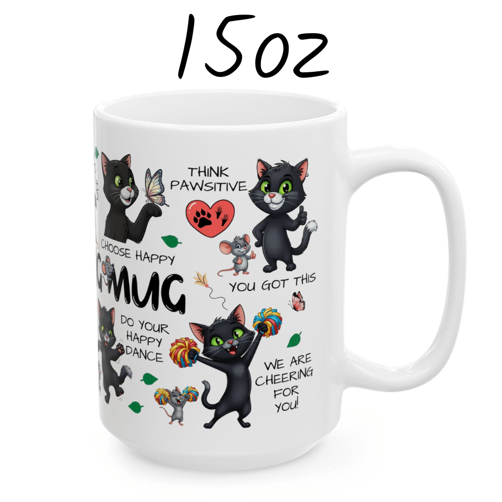Get Well Gift, Coffee Mug - Black Cats: The Healing Mug
