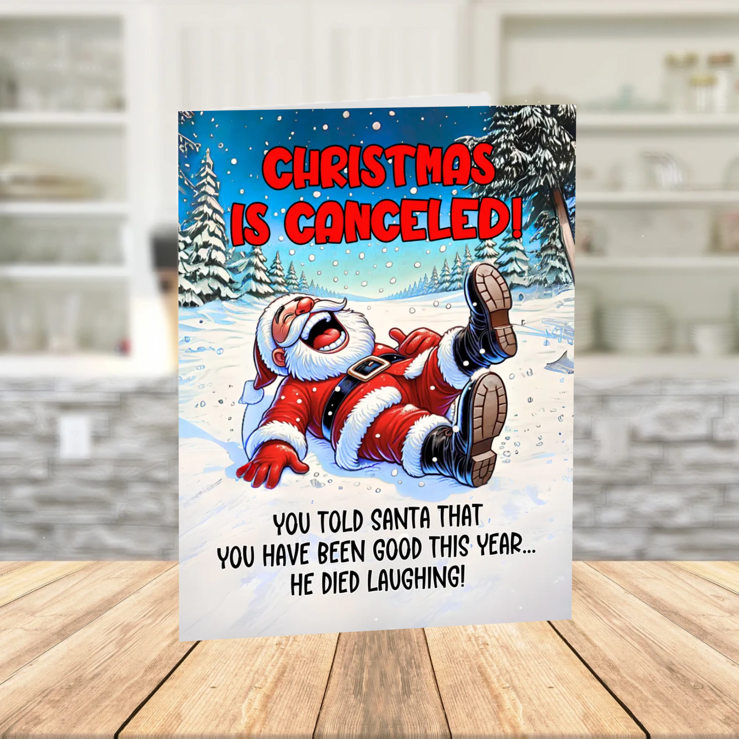 Christmas Digital Greeting Card: Christmas Is Canceled!