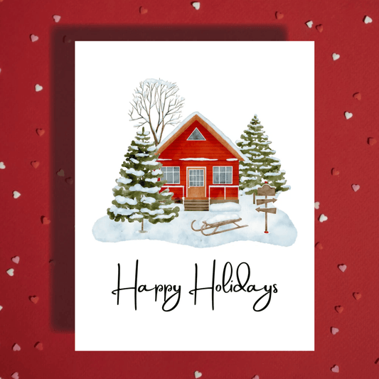 Christmas Greeting Card: Happy Holidays