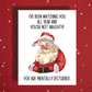 Christmas Greeting Card: I've Been Watching You All Year