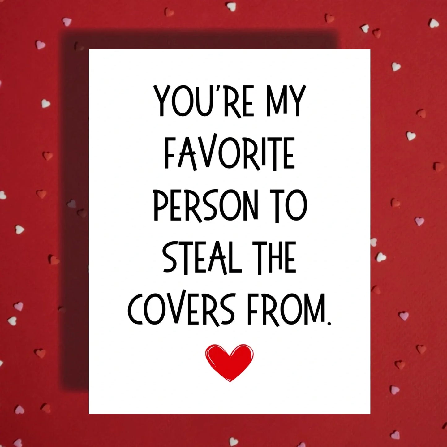 Couple Greeting Card: Cover Thief