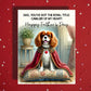 Father's Day Customizable Greeting Card, Cavalier King Charles Spaniel Dog: Dad, You’ve Got the Royal Title