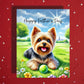 Father's Day Customizable Greeting Card, Yorkie, Yorkshire Terrier Dog: Happy Father's Day