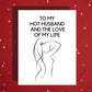 Husband Greeting Card: Hot Husband Love of My Life