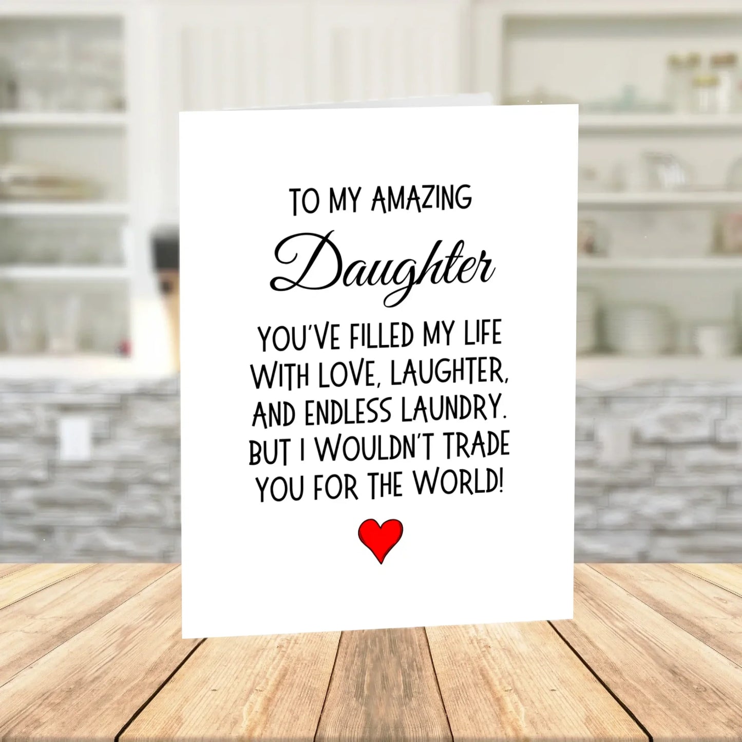 Daughter Digital Greeting Card: You've Filled My Life With Love