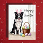 Easter Australian Shepherd Greeting Card – Bunny Ears Dog Spring Greeting