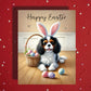 Easter Cavalier King Charles Greeting Card – Bunny Ears Dog Spring Greeting