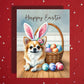 Easter Chihuahua Greeting Card – Cute Bunny Ears Dog Spring Greeting