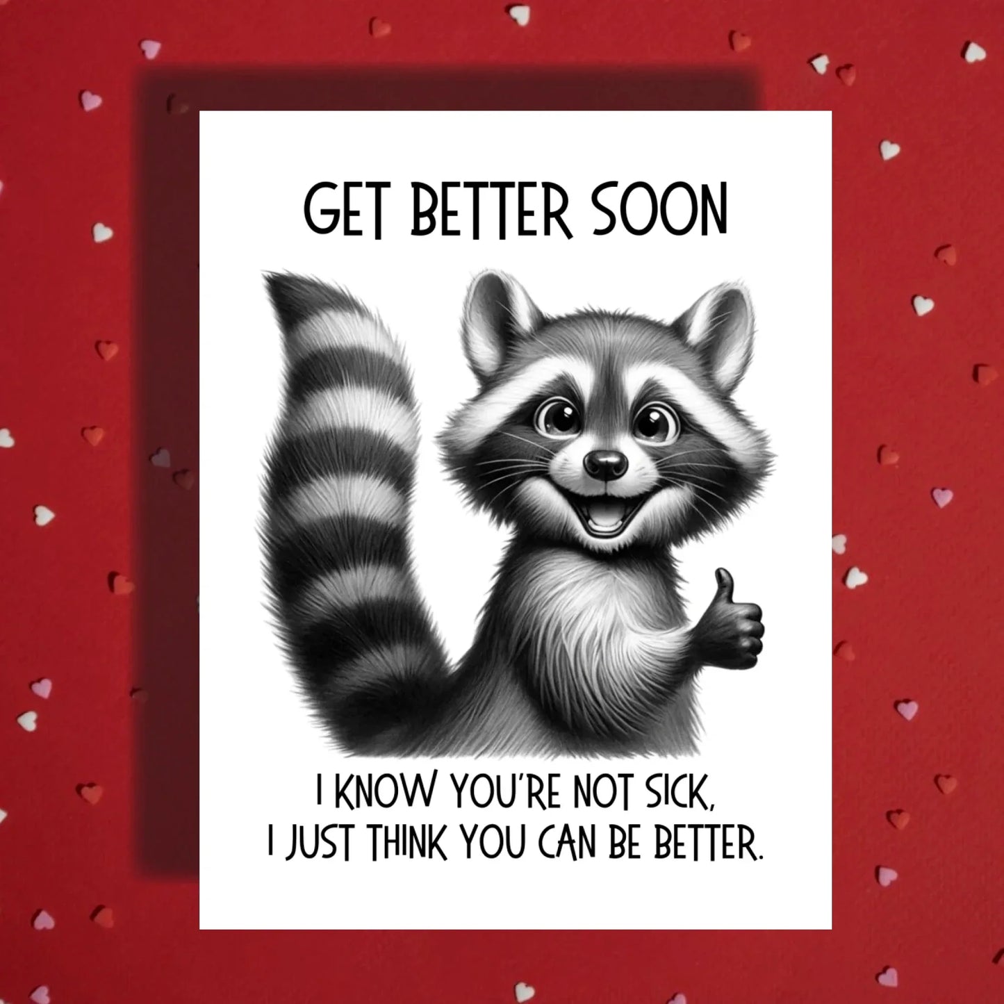 Get Better Soon Card Personalized Snarky Humor