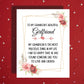 Grandson's Girlfriend Sentimental Card, From Grandparent(s) Welcome Card, Personalized Family Appreciation