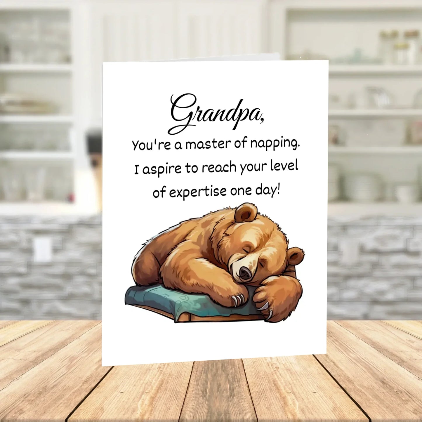 Grandpa Printable Card, Master of Napping Digital Download, Birthday Fathers Day Card from Grandchild
