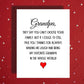 Grandpa Greeting Card: They Say You Can't Choose Your Family