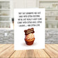 Grandpa Printable Card, Sweet Cupcake Grandpa Digital Download, Fathers Day Birthday Card