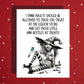 Halloween Card Witch Humor Adult Trick or Treat Halloween Party Invite
