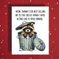 Mom Card Raccoon Wild Child Mothers Day Card From Son Or Daughter