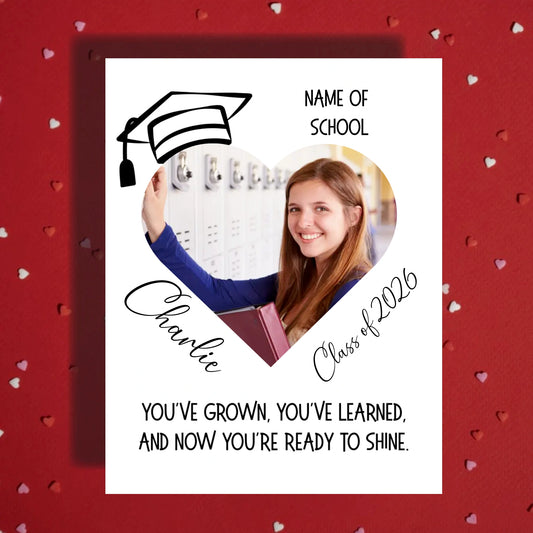 Graduation Greeting Card with Photo