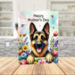 Mother's Day Digital Greeting Card, German Shepherd Dog