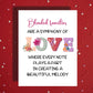 Blended Family, Adoption or Anniversary Greeting Card: Blended Families Are A Symphony Of Love